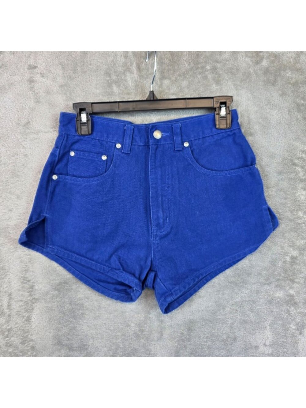 Vintage International Male Shorts Mens 30 Blue Denim Chino 3 Inseam 5 Pocket 80s